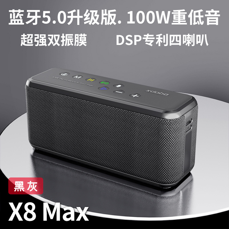 Xdobo X8 Max Bluetooth Speaker 100W High-Power Outdoor Portable Tws Wireless Speaker