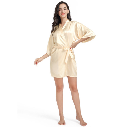 Illuminated Gold Birthday Queen Women's Short Sleeve Dopamine Cardigan Summer Thin Birthday Queen Party Robe