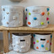 Children's Toy Storage Bucket Instagram Style Storage Basket Desktop Household Clothes Dirty Clothes Bucket Fabric Home Storage Bucket Large