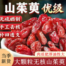 山茱萸大颗粒无核无硫山茱萸材饮片泡水泡茶代茶饮品泡水山茱萸
