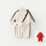 男童春秋装两件套2026春季韩版新品中小童洋气拉链卫衣束脚卫裤潮