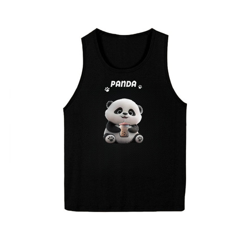 Women's Summer Pajama Set with Sleeveless Tank Top, Loose Cartoon T-shirt, Sweet Sleep Dress with Straps, Home Wear for Students