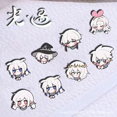 SKY光遇周辺森系ブローチ女子学生可爱い漫画白鸟カカシ平茸カップルバッジ潮