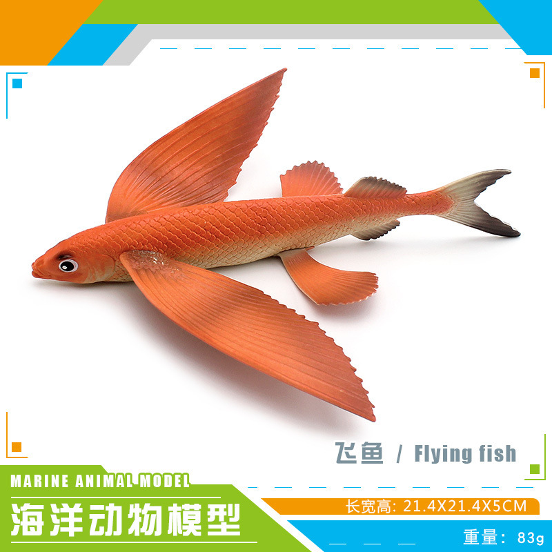 Exportación transfronteriza simulación de animales marinos conchas de cañón de peces, caparazones, atún, espada, peces voladores, adornos de modelo estático