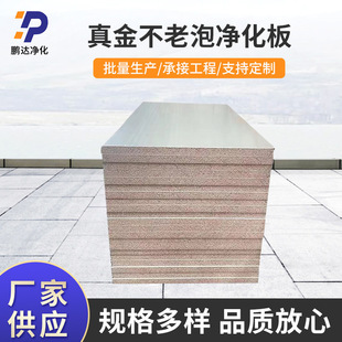 Real Gold Immortal Bubble Purification Board, Insulation and Fireproof Board, Real Gold Board, Partition Wall Ceiling Purification Board, Color Steel Core Board