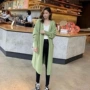 v领中长款新款秋冬毛衣