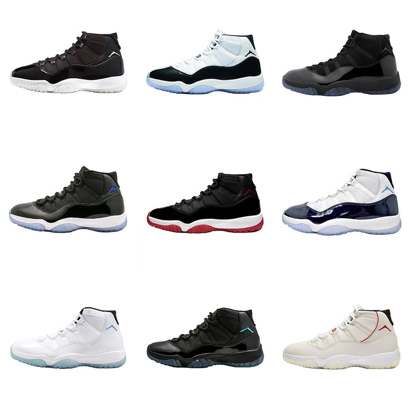 Putian Shoes, Genuine Cross-Border Aj11 High-Top Shoes, Wear-Resistant, Non-Slip, Shock-Absorbing, Lightweight, Breathable, Unisex Sports Basketball Shoes