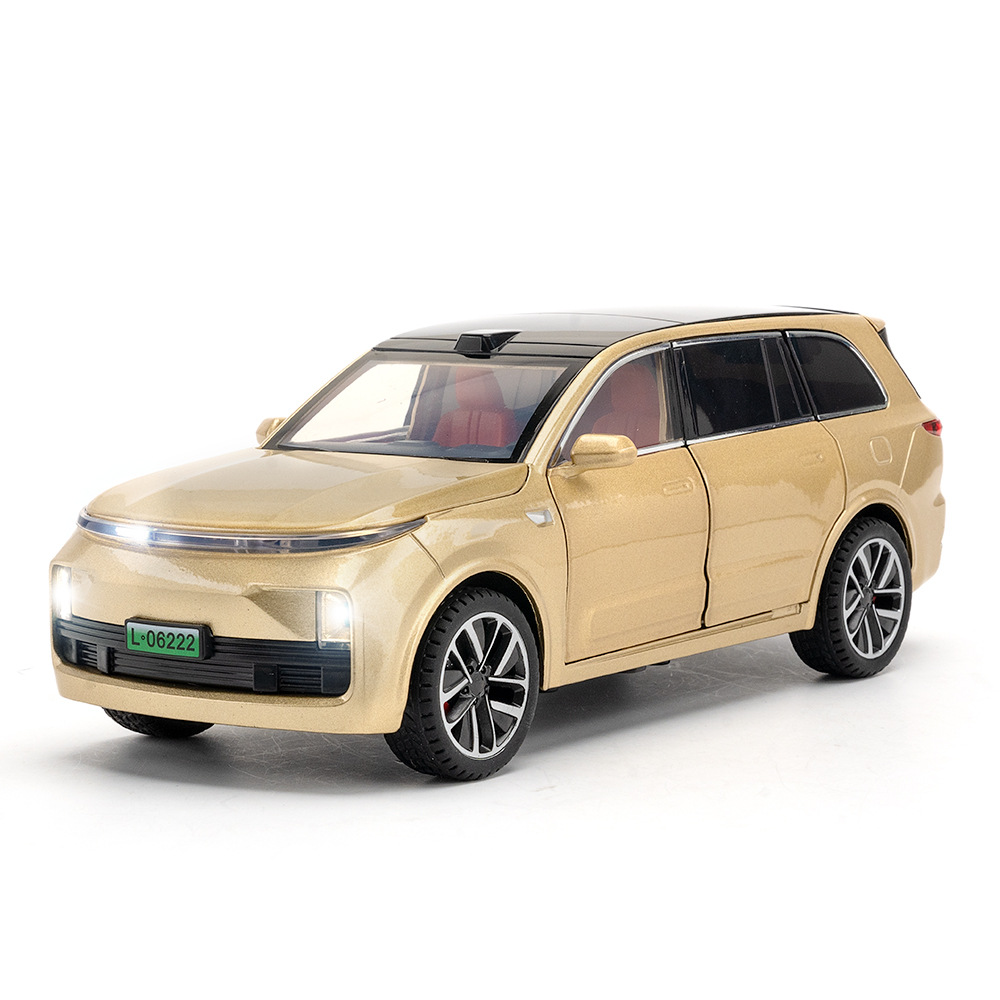 (Foam Boxed)Simulation1:24 Ideal L9 Alloy Car Model Ornaments Children's Toys Dropshipping