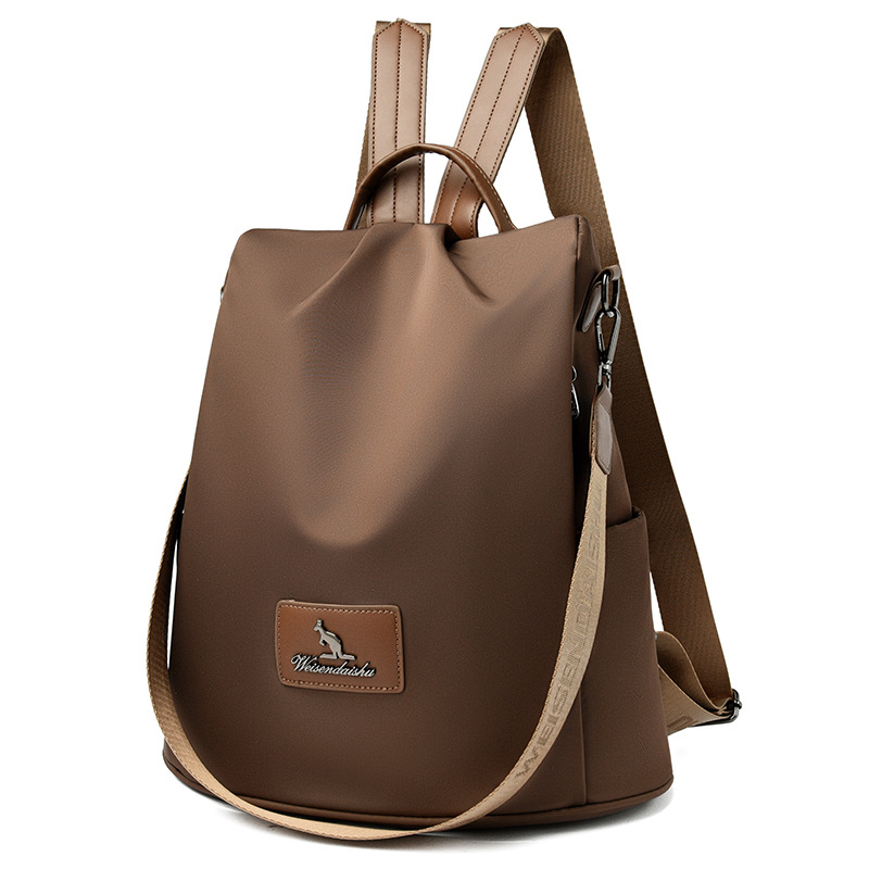 Classic Simple Anti-Theft Backpack Korean Style Niche Women's New Oxford Cloth Casual Versatile Large Capacity Bag - Thumbnail 8