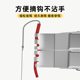 Earthworm clip red worm clip on the bait device fast wear earthworm live bait artifact stainless steel hook clip new Qiu lead clip