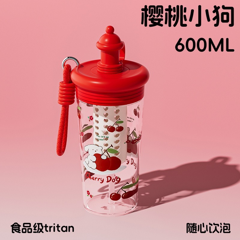 カップ女子新製品2025高颜値夏耐高温ストローカップtritan大容量学生かわいいカップ|undefined