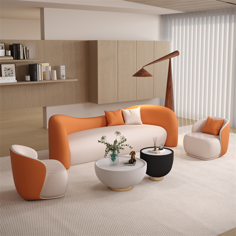 Nórdico tienda de ropa de lujo ligero salón de belleza hotel sala de estar sala de estar residencial oficina de recepción sofá de negociación