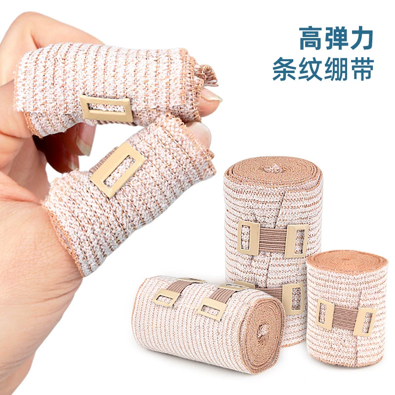 Неплотный кофе Эластичная повязка средней полосы Простая обвязка Обмотка Дышащий Фиксирующий Ремень под давлением Спортивный защитный эластичный ремешок