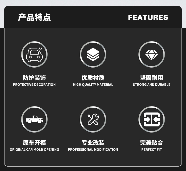 Wholesale Suitable for Isuzu Dmax Rear Bumper 2021 New Model Rear Bumper Modification
