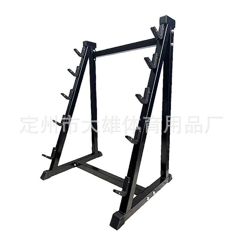 Mancuerna rack espesado tubo de acero Barbell rack hogar comercial equipo de fitness de doble capa hervidor campana rack mancuerna en forma de rack