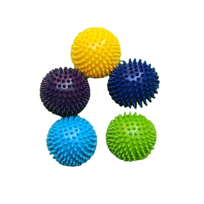 卸売り7.5cm9.5cmpvc刺球マッサージツボ握力球尖釘筋膜ヨガフィットネス刺球|undefined