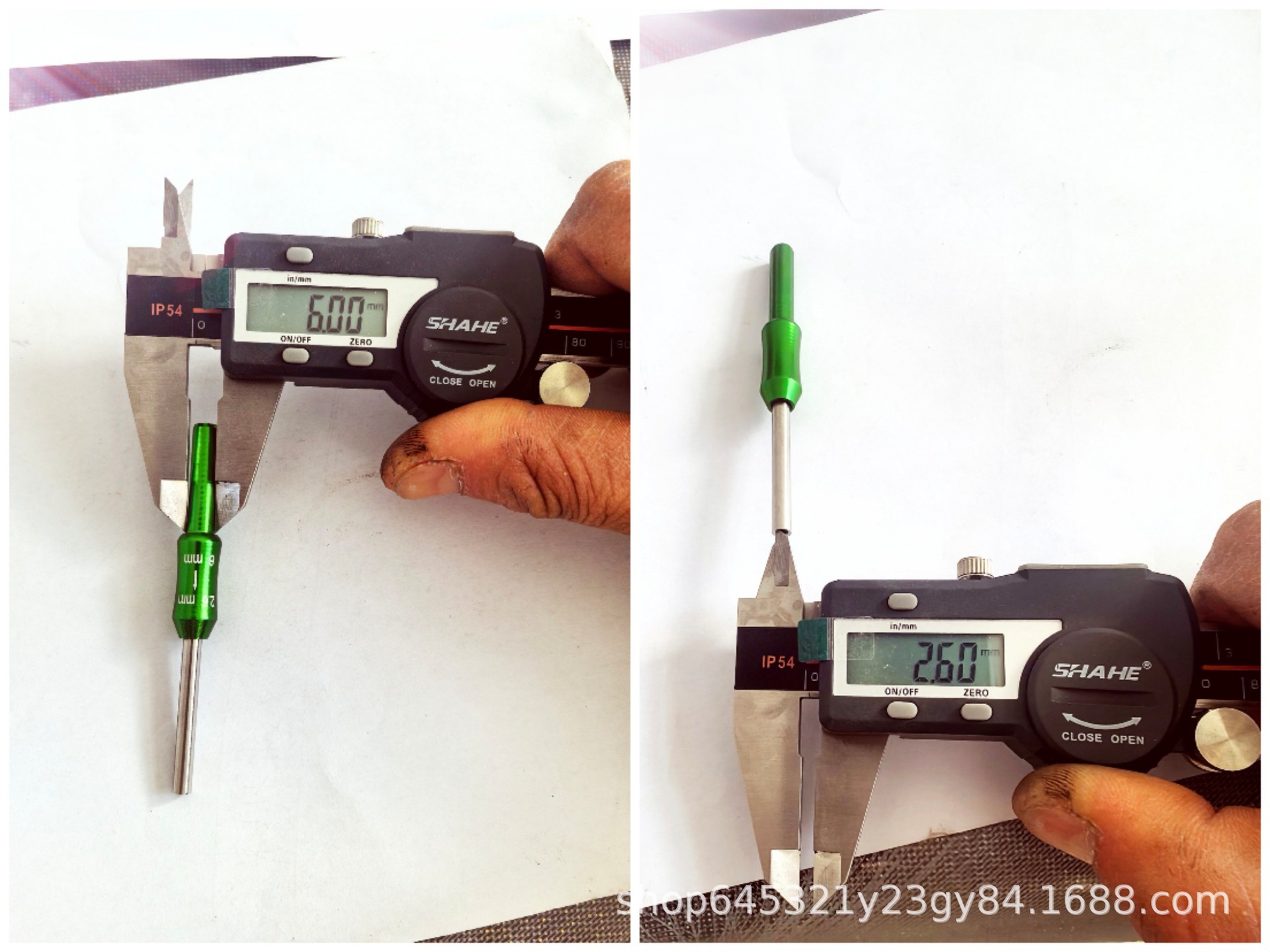 Cabeza de diámetro reducida de metal para pesca de hielo