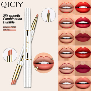 Foreign Trade Specializes in Qiciy+6 Color Lipstick Lip Liner That Is Not Easy to Fade and Outlines the Lip Shape Matte Lip Liner Wholesale