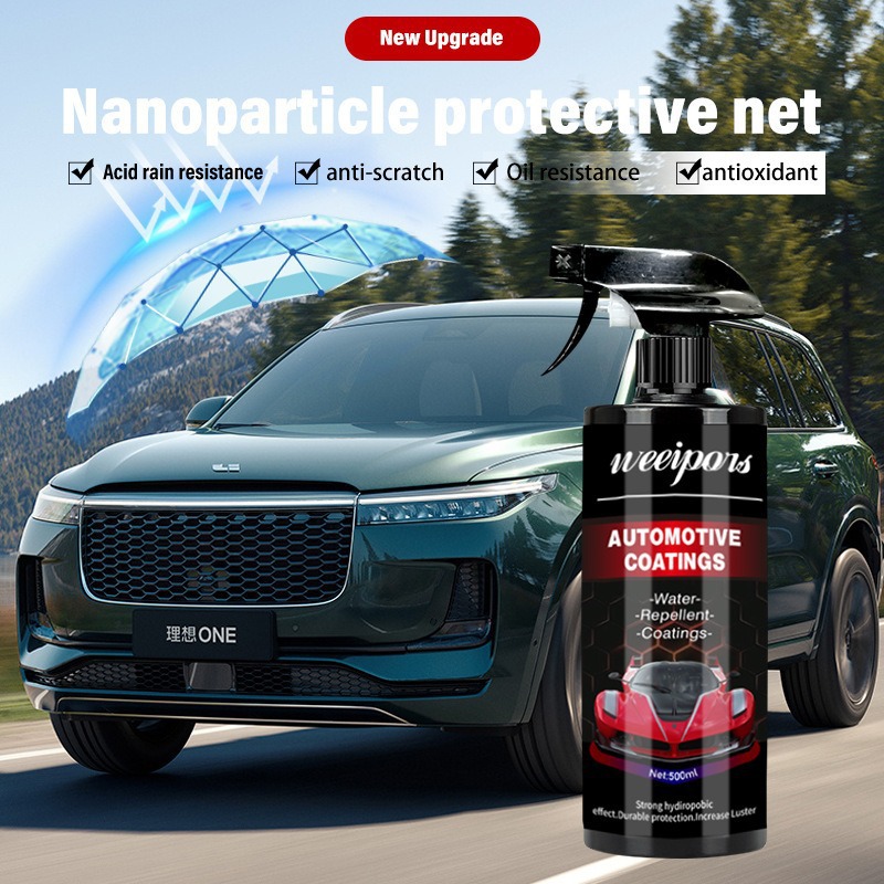 Agente de recubrimiento de automóviles Agente de recubrimiento de pintura de automóviles Pulverización manual de agua de recubrimiento de cera Agente de recubrimiento de nano pulverización de cera de automóvil image 2