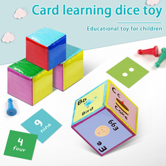 Factory direct supply including card soft dice including letter cards, shape cards, number cards, children's intellectual development toys