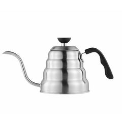 Stainless Steel Pour-Over Coffee Equipment: Long-Nozzle, Fine-Opening Pour-Over Kettle & Coffee Drip Pot – 1.0L / 1.2L