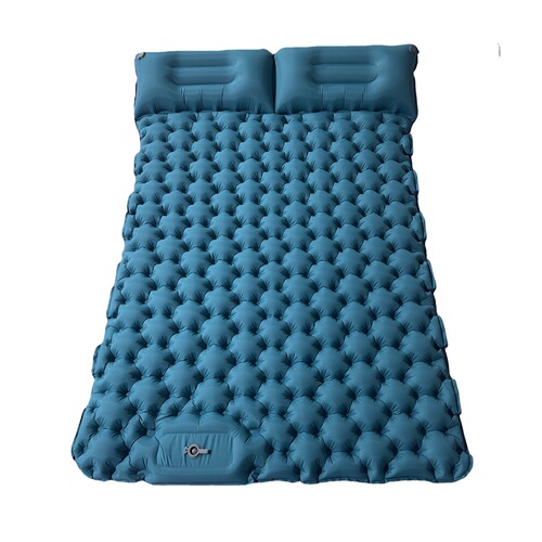 Outdoor gear: Lightweight, portable double air mattress for camping, moisture-proof, and car travel—perfect for naps on the go.