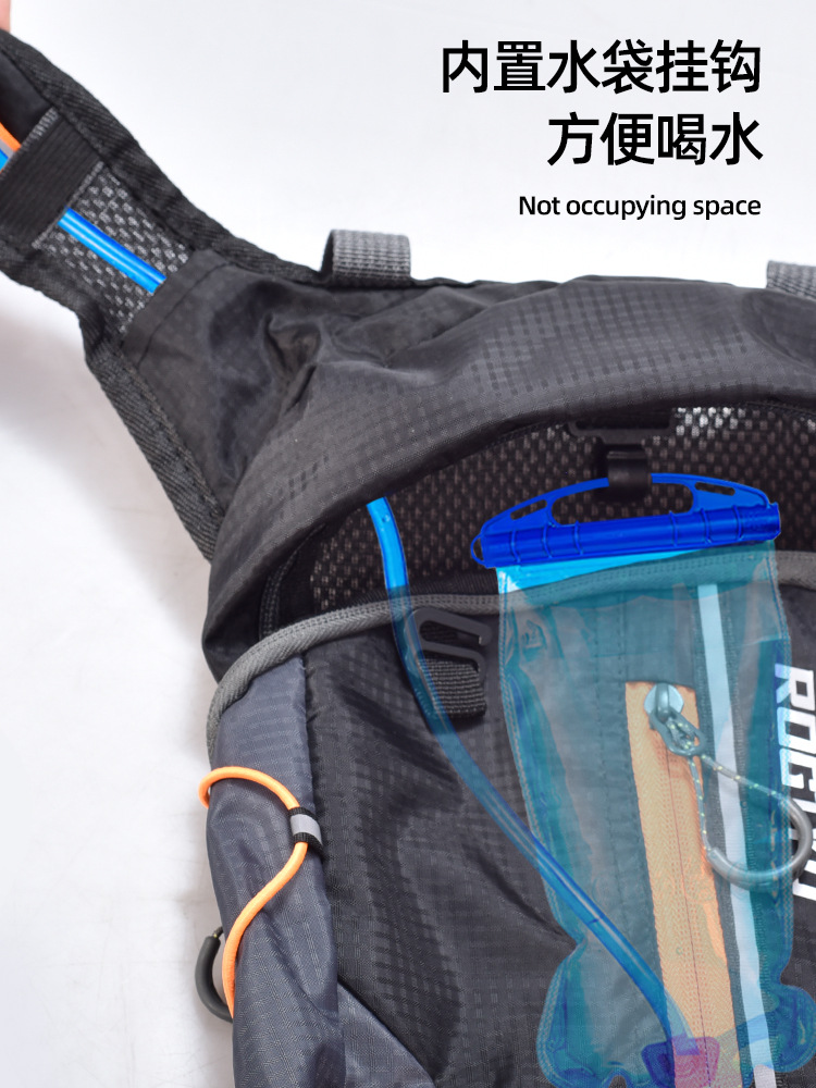 Mochila de bicicleta de carretera, bolsa de bicicleta de montaña, mochila al aire libre, bolsa de almacenamiento ligera con bolsa de agua para senderismo