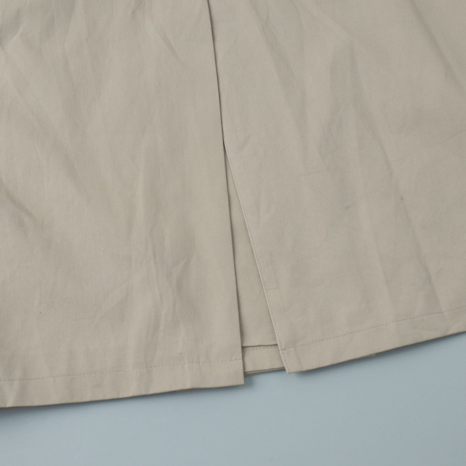 Áo khoác trench coat nữ dáng dài phong cách Âu Mỹ, chất liệu cotton, form rộng có dây thắt eo — Màu kaki, màu xám chi tiết 22