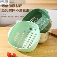 Double-layer plastic drying rack for fruits and vegetables, storage system, 2023 collection, increased thickness
