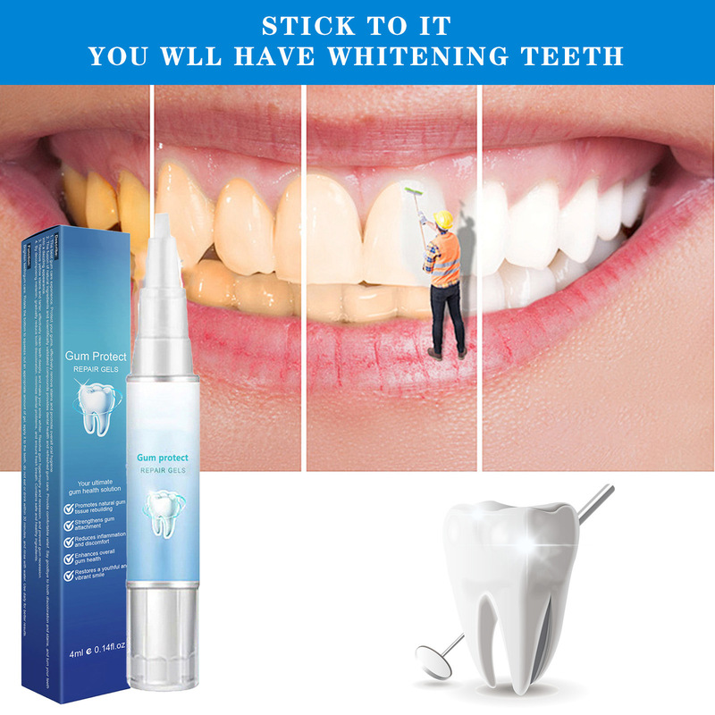 Cross-Border Export Tooth Care Gel, Brightening Teeth, Cleaning Yellow Teeth, Stains and Tartar, Beautifying Teeth, Fresh Care Gel 4ml