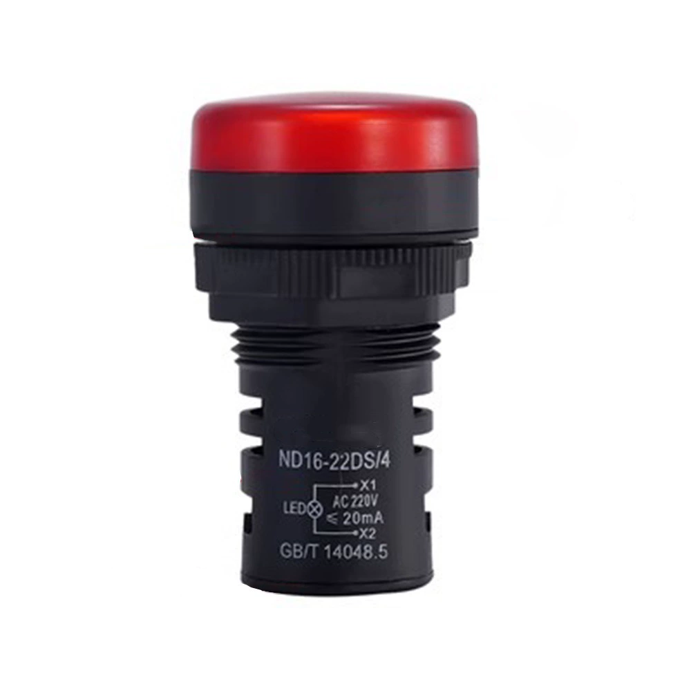 Зуммер AD ND16-22DS AC220V380V красный индикатор сигнального света DC24V 22FS свет сигнала DC