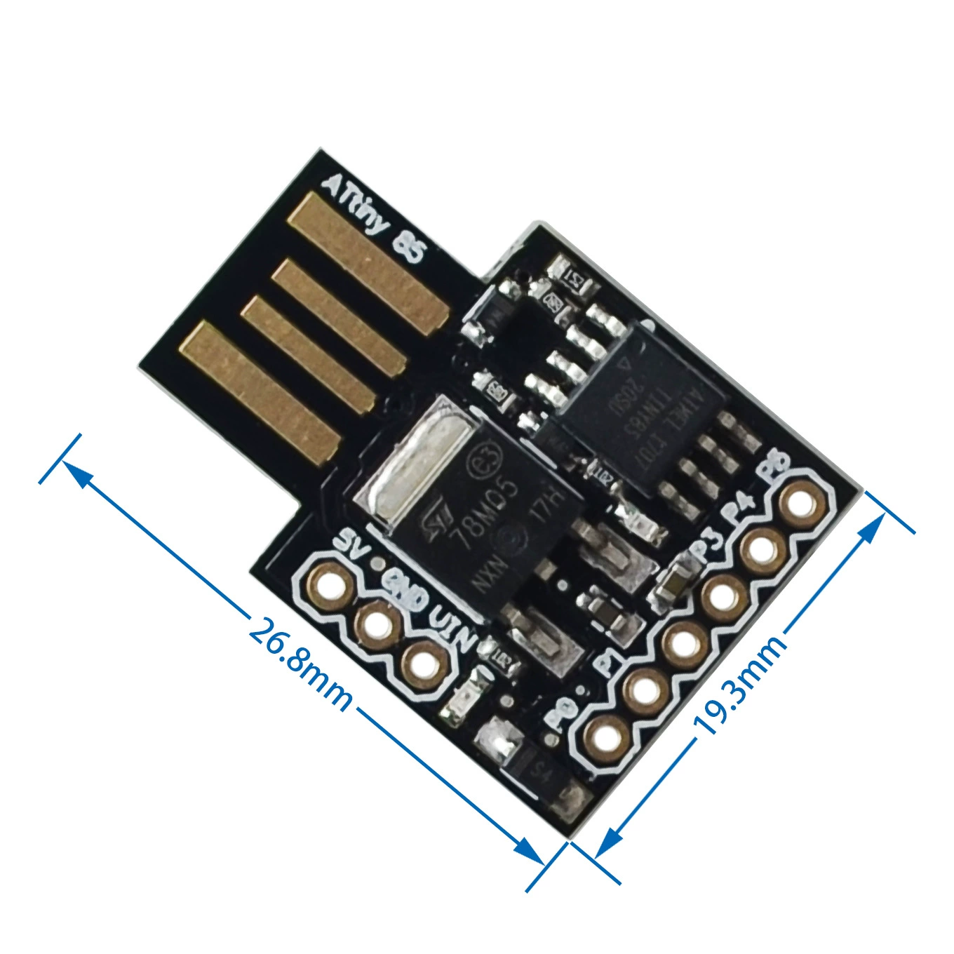 DIGISPARK KICKSTARTER миниатюрная USB разработка Attiny85 черный