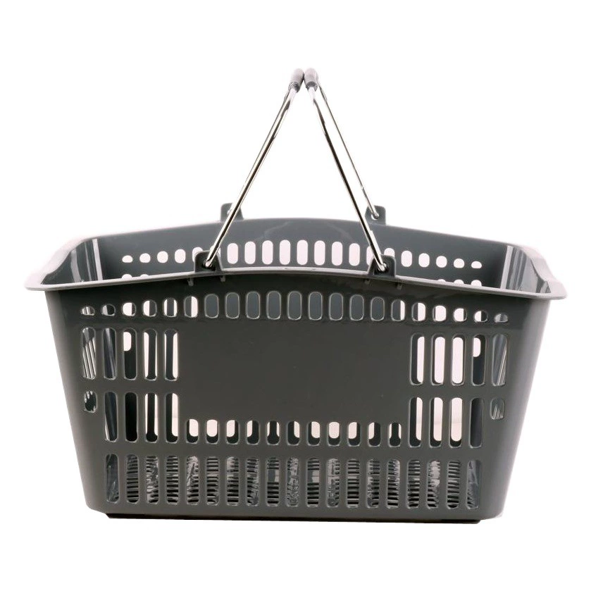 Корзина для покупок в супермаркете Круглосуточный магазин Утолщенная мини-корзина небольшого размера Пластиковая ручная корзина Корзина для покупок магазина закусок Корзина для покупок KTV