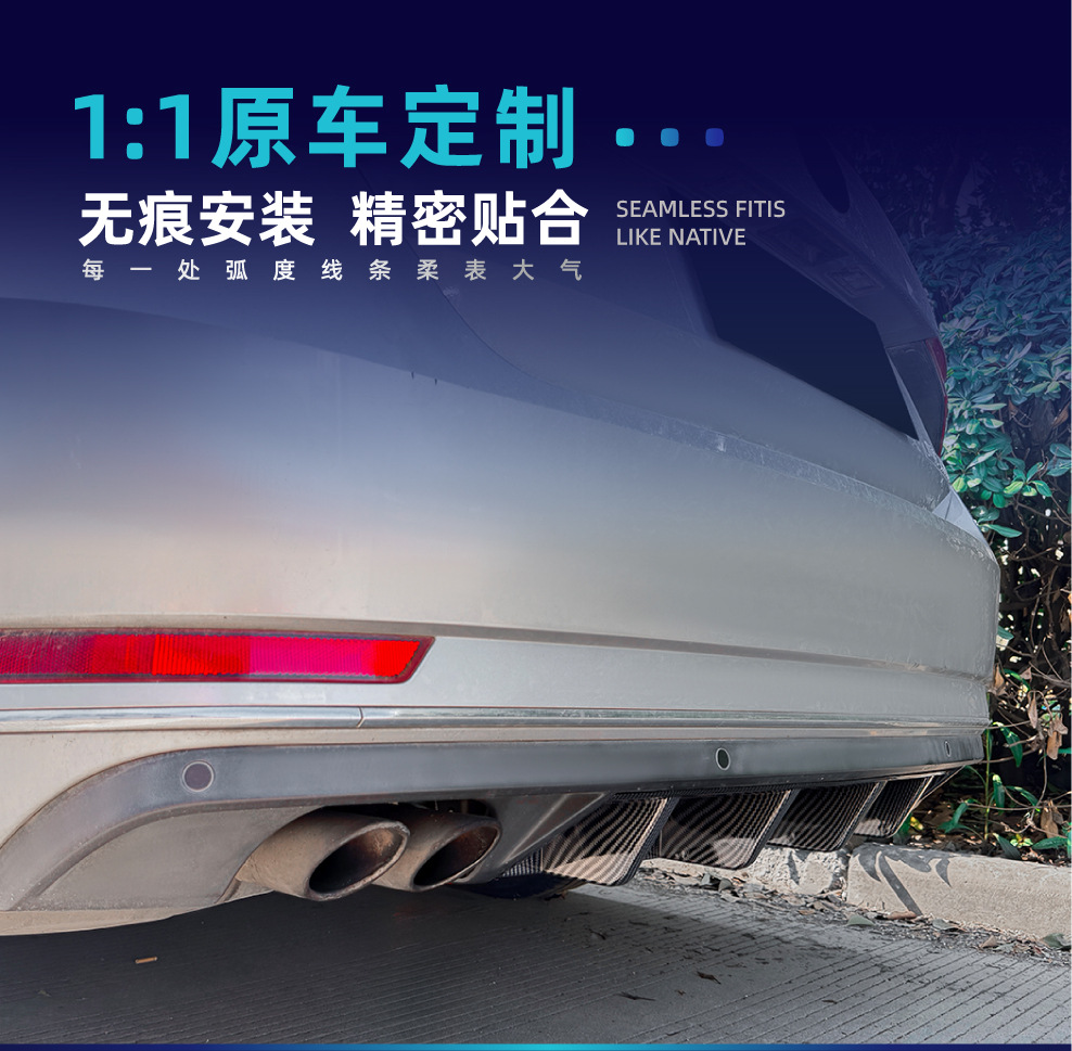 Suitable for Skoda Superb B8 2015-2019, rear lip spoiler, body kit, cross-border modification