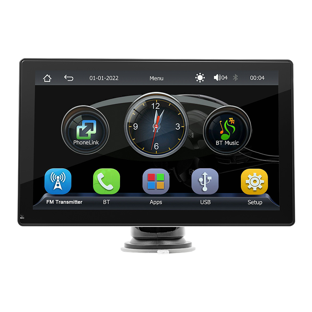 Transfronterizo 9 pulgadas coche portátil MP5 reproductor inalámbrico Carplay Bluetooth que invierte la imagen de la radio del coche