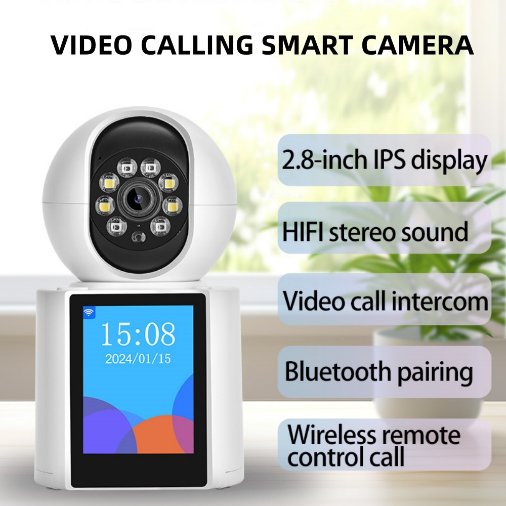icsee hd wireless with screen two-way video call voice 3MP camera indoor surveillance new cross-border