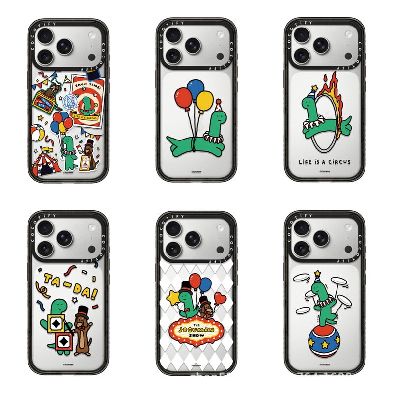 Fantasy Dinosaur Circus C Family Magsafe Magnetic Case for iPhone Apple 17 Pro Max 16/1