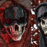Хэллоуин ужас кровавый воин скелет маска CS Game Terror Skeleton Mask Mask Mask Halloween Mask