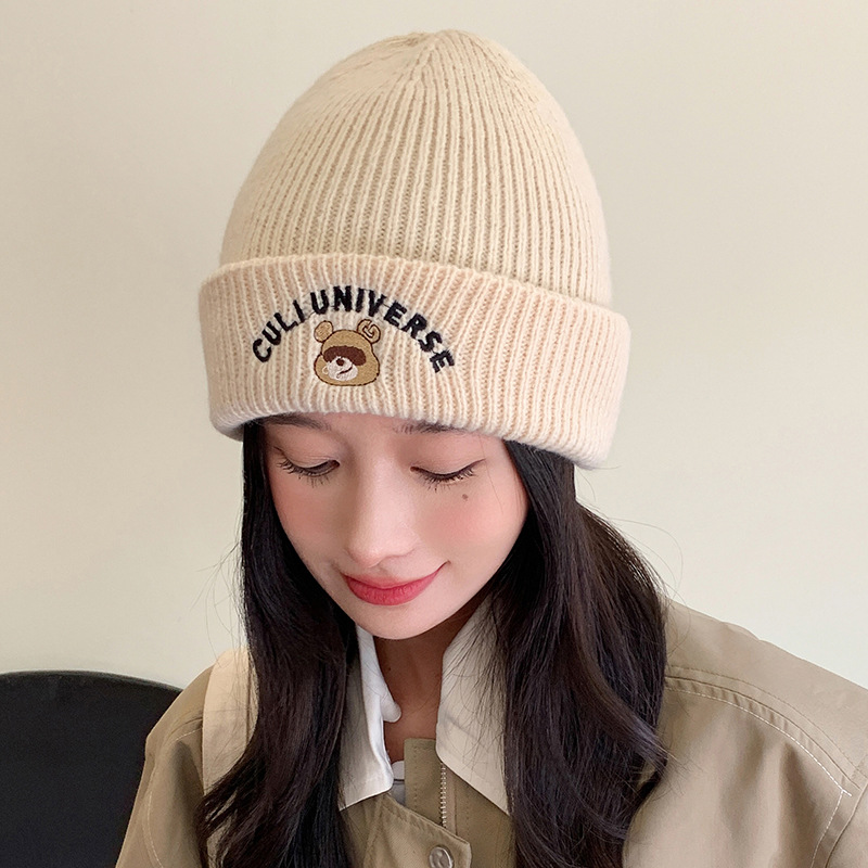 Mujeres Estilo Preppy Vacaciones Animal Letra Sin Alero Gorro De Lana display picture 18