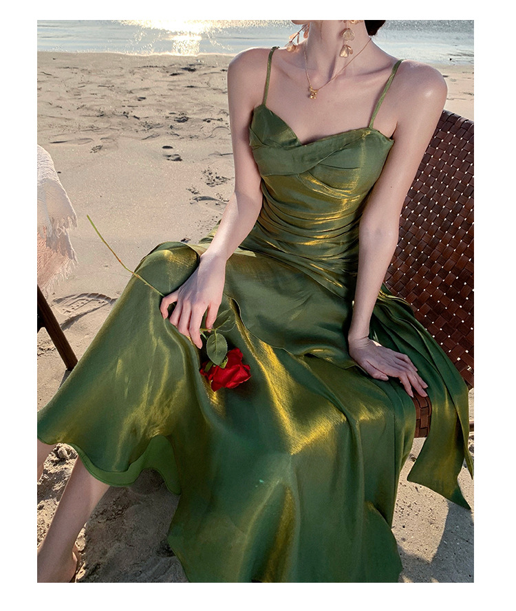 Strapless Neckline Wholesale Women's Elegant Streetwear Solid Color Evening Party Cocktail Party Strapless Sleeveless Strap Dress Party Dress