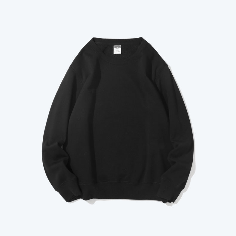 Sudadera de forro polar para trabajo con impresión de logotipo personalizado, uniforme de equipo publicitario, camiseta de grupo con texto impreso, uniforme de trabajo de manga larga al por mayor, engrosada.