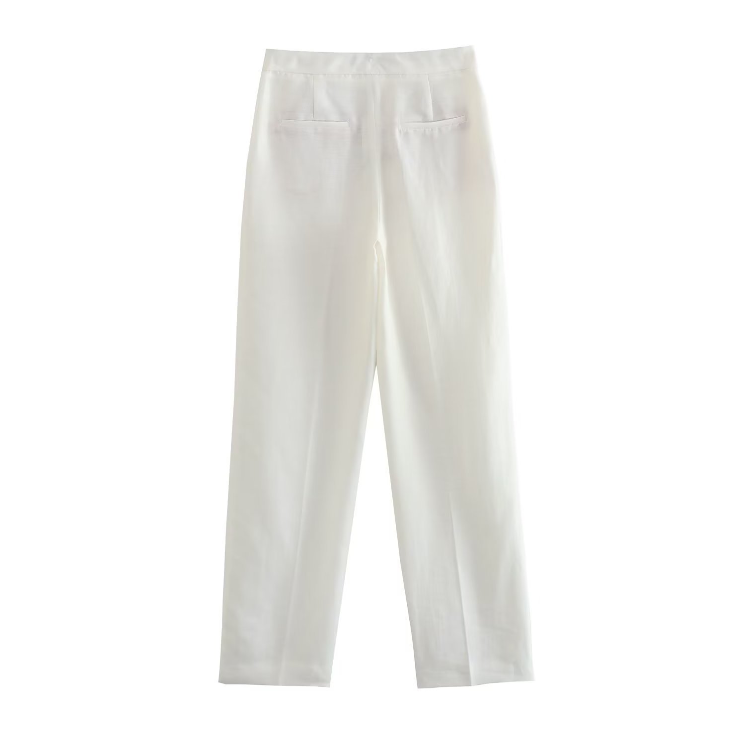 Women's Clothing new women's vest double breasted fashion top + straight pants casual suit set_voghion.com