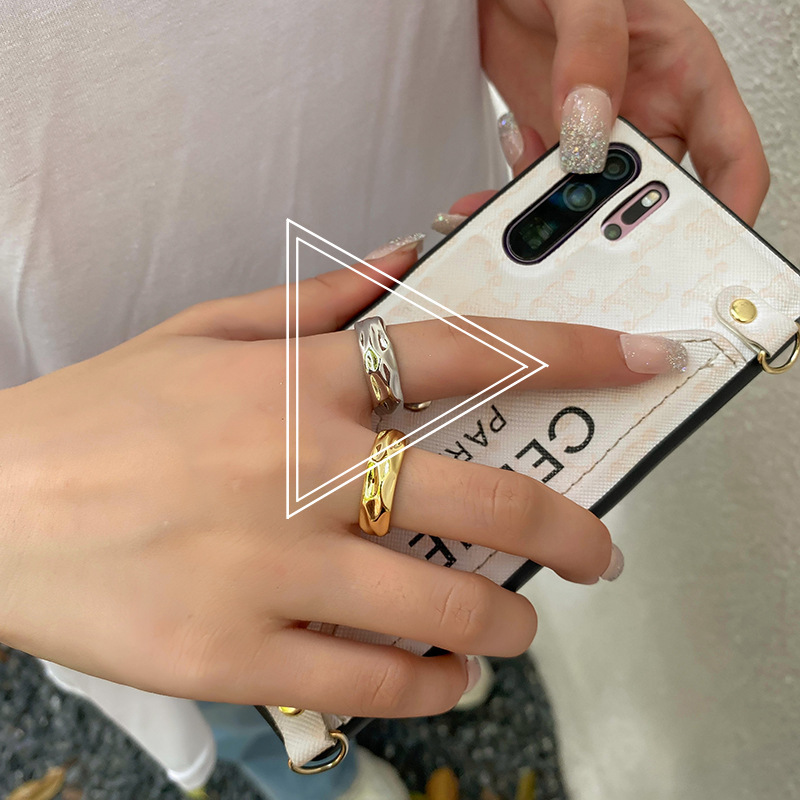 Fashion Korean uneven irregular ring simple geometric open ringpicture16