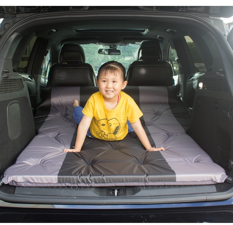 Car inflatable mattress, SUV in-car bed, trunk-resistant travel bed, air mattress, sleeping pad for road trips