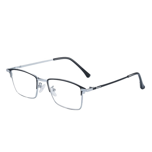 Magnetic-Free Natural Crystal Reading Glasses, Business Half-Rim Fashion Trend, Essential Reading Glasses for the Elderly