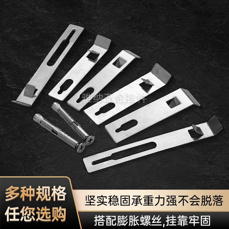 304 нержавеющая сталь K-образная керамическая плитка подвеска 201 сланцевый камень восьмиобразная застежка керамическая плитка фон аксессуары для крепления стен