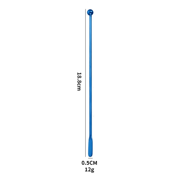 Blue mixing stick, 19cm