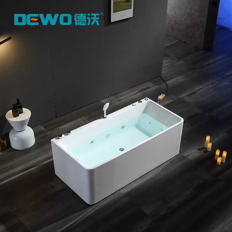 Devo bathroom factory direct villa bathroom design acrylic high-end surf massage integrated bathtub