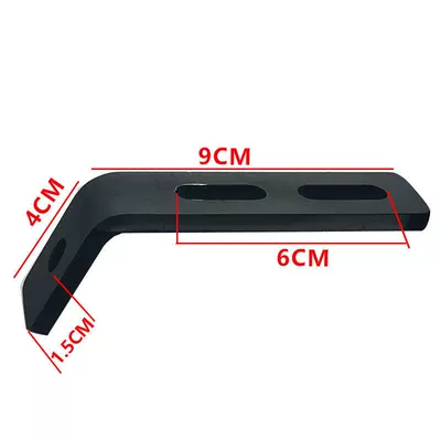 Motorcycle frame — Side Box Accessories Kit Adapter - l-type-bending-pair-105-degrees