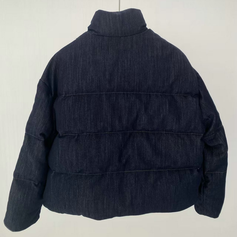 Retro Tide 25 Autumn and Winter New Bc Style Denim Goose down Jacket Zipper Short down Jacket Warm Jacket Women's Clothing Retro Tide 25 Autumn and Winter New Bc Style Denim Goose down Jacket Zipper Short down Jacket Warm Jacket Women's Clothing